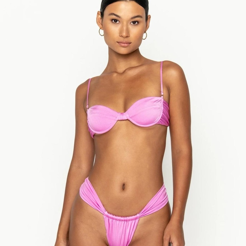 Sommer Swim Rylee Balconette Top in Profumo pink